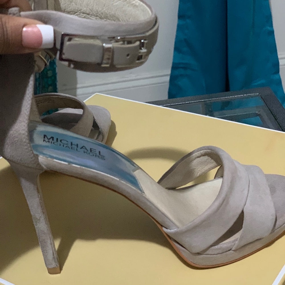 Michael Kors Grey suede sandals